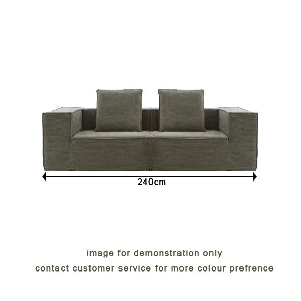 Compressible Block Sofa