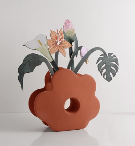 Terracotta Elegance Vase