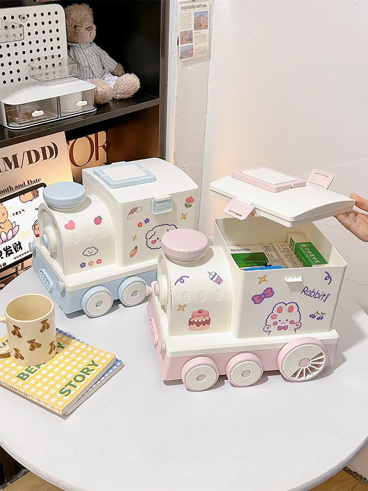 Choo-Choo First Aid: Cute and Spacious Train Storage Box
