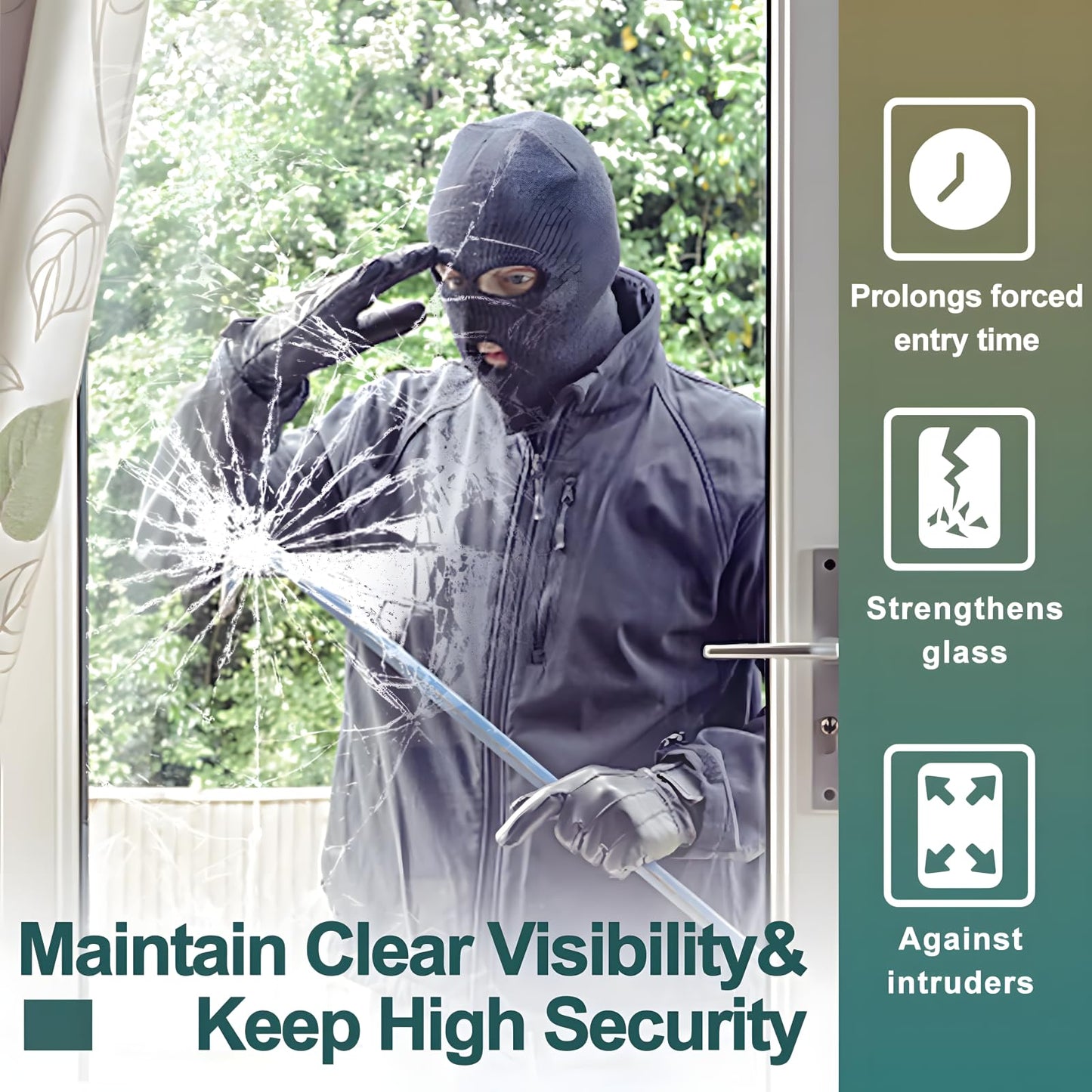 Ultimate Security Shield: Unbreakable Transparent Window Film for Unparalleled Protection