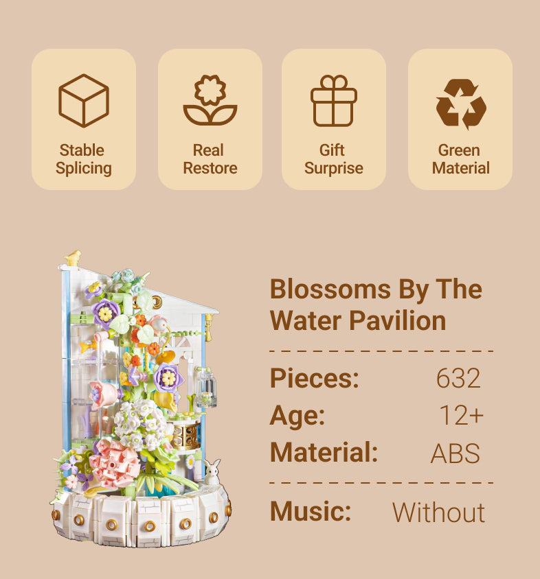 Blossoms By The Water-DIY Luminous Building Box