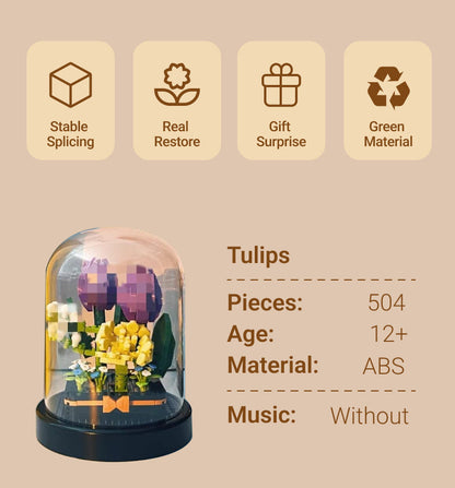 Tulipsr-DIY Luminous Building Box