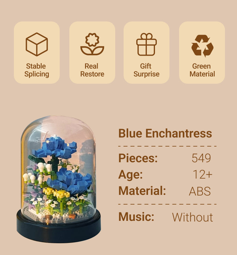 Blue Enchantress-DIY Luminous Building Box